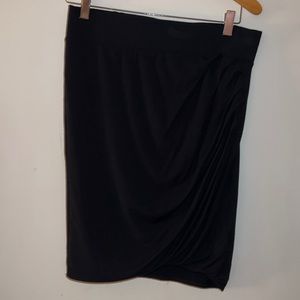 Helmet Lang Bodycon Skirt with Ruching Y2K